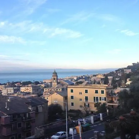Ferienwohnung La Panoramica Nervi Genua Exterior foto